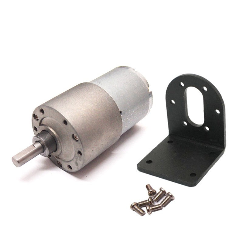 DC Gear Motor 12V 37RPM SGM37-3530 & 37mm Motor Bracket