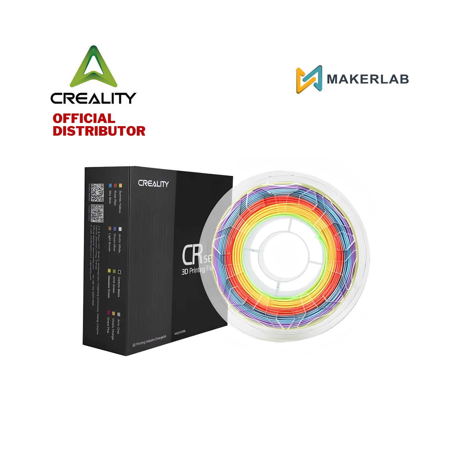 Creality CR-PLA Rainbow Multicolor Gradient Filament
