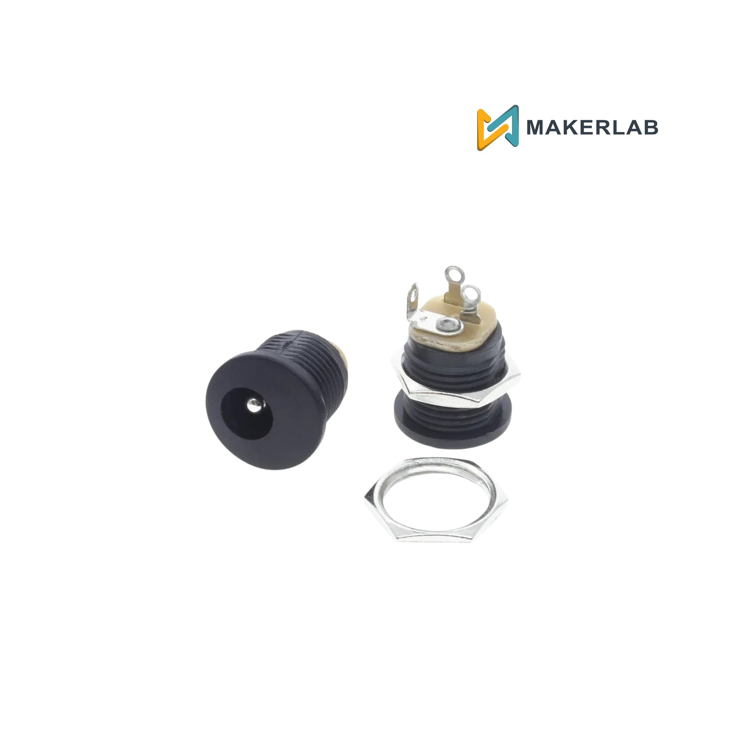 5pcs DC-022 with Nut Female DC Power Crown Jack 5.5*2.1mm