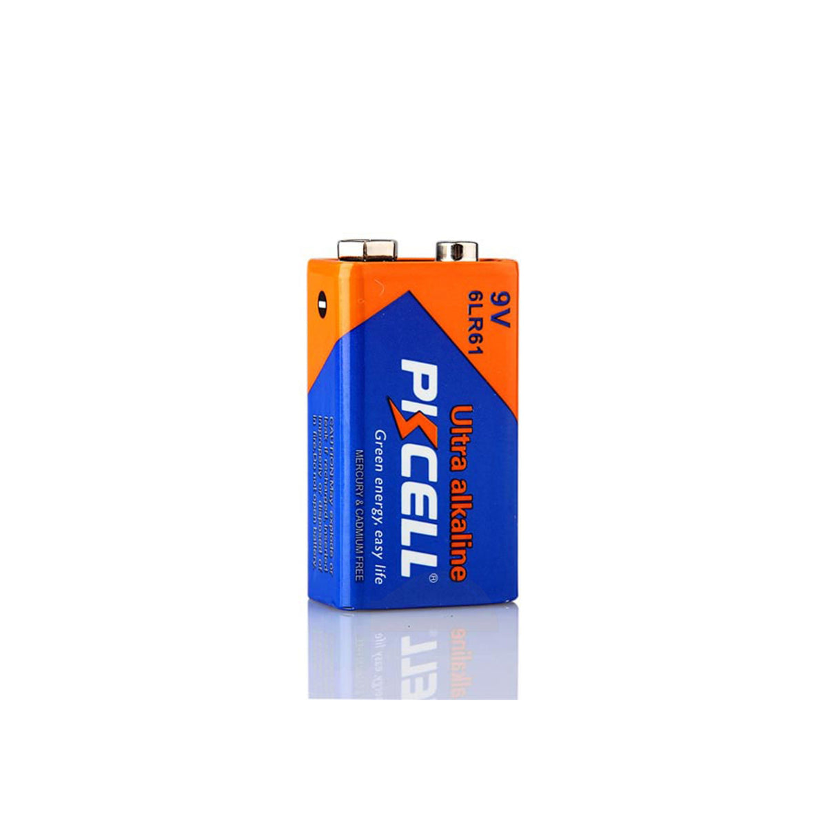 PKCell (6LR61) 9V Battery Ultra Alkaline Battery