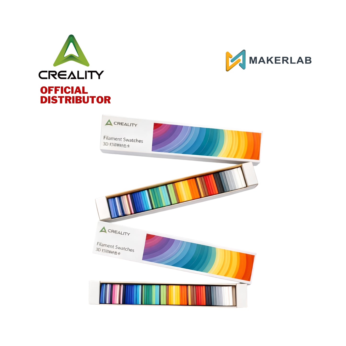 Creality Filament Swatches - 60pcs