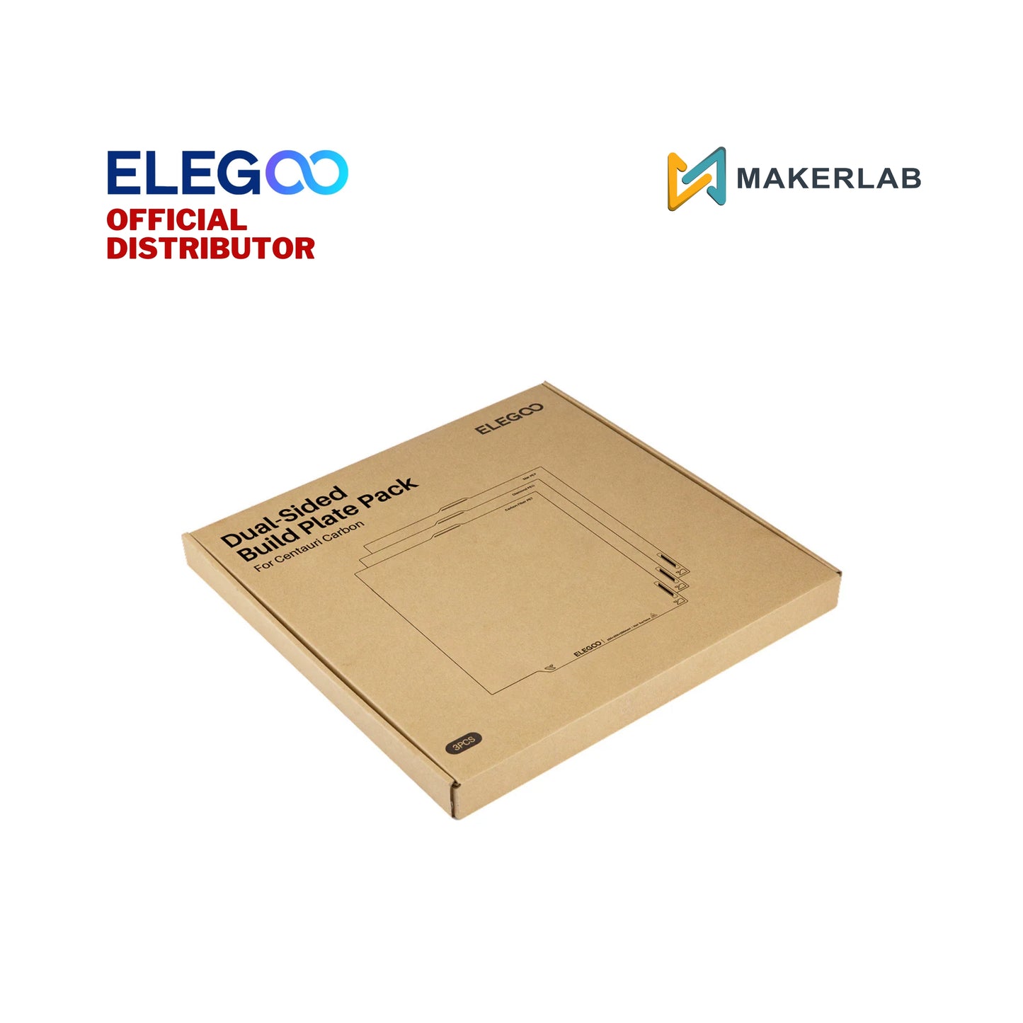 Elegoo Dual-Sided Build Plate Pack For Centauri Carbon
