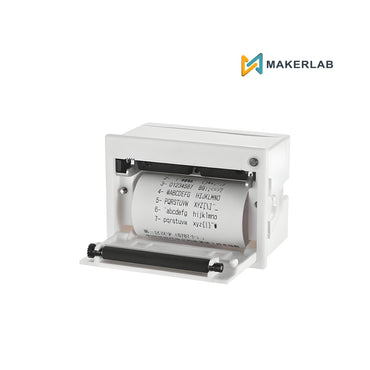 QR204 58mm TTL+USB Mini Panel Thermal Printer with Thermal Paper (White)