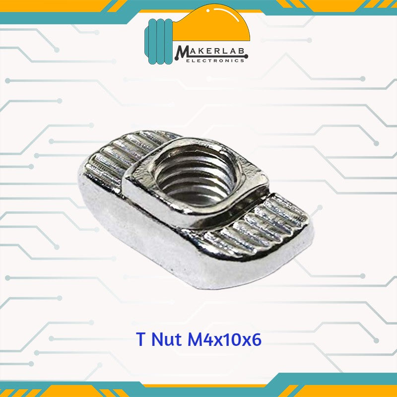 10Pcs T Nut M5x10x6