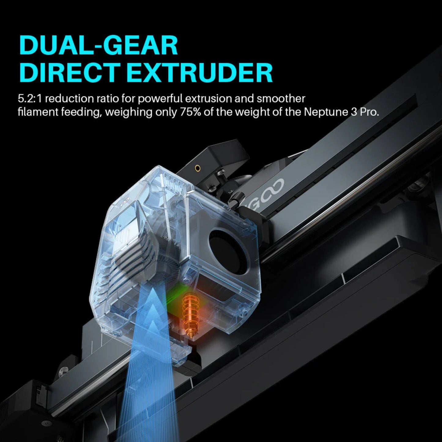 Elegoo Assembled Extruder Kit for Neptune 4 Pro
