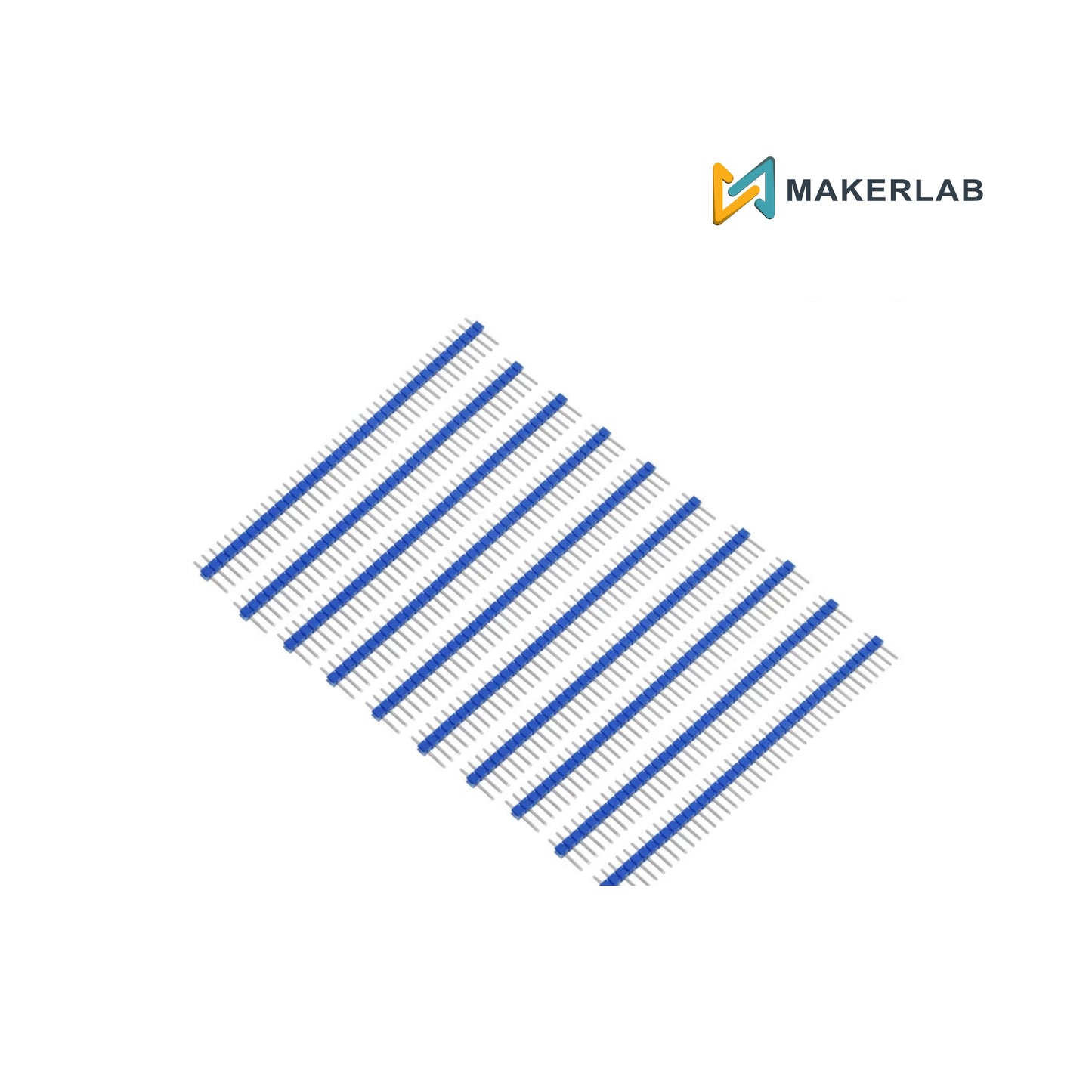 10pcs Male Header Straight Blue 1x40 Pin