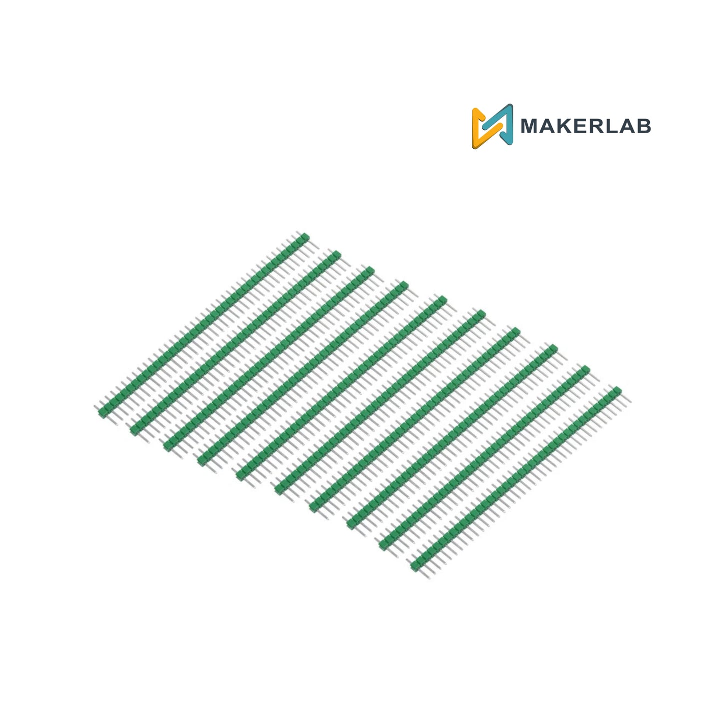 10pcs Male Header Straight Green 1x40 Pin
