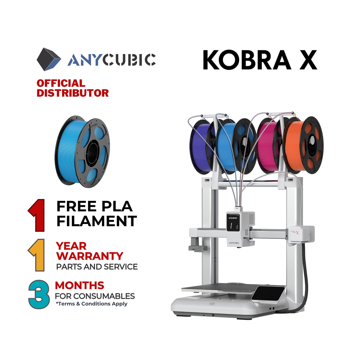Anycubic Kobra X Series 3D Printer