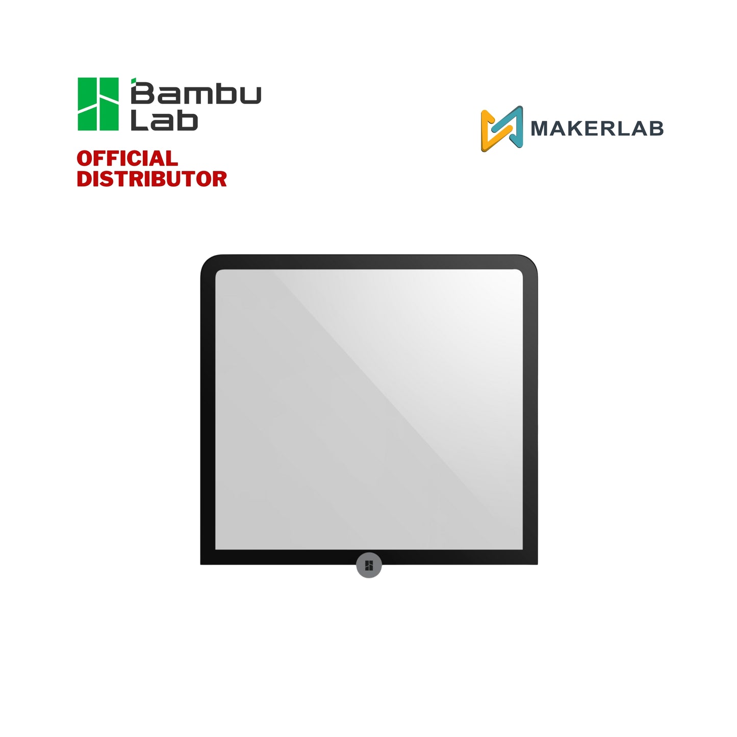 Bambu Lab Glass Cover Plate compatible with X1 Series & P1 Series FAS001