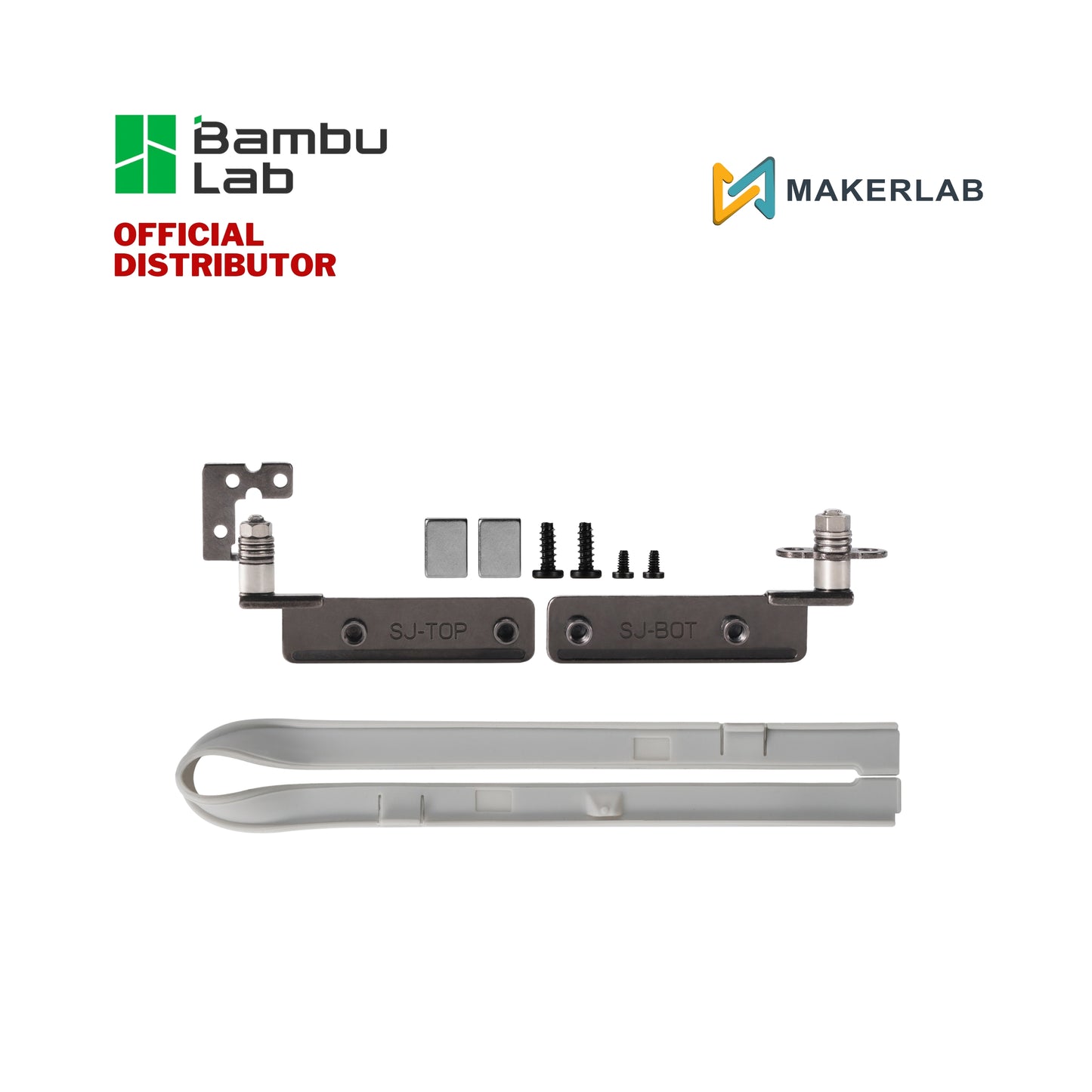 Bambu Lab Printer Front Door Mounting Kit compatible with X1 Series and P1S FAS002-A1 / FAS002-A2