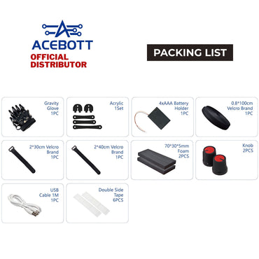 ACEBOTT ESP32 Motion-Sensing Glove