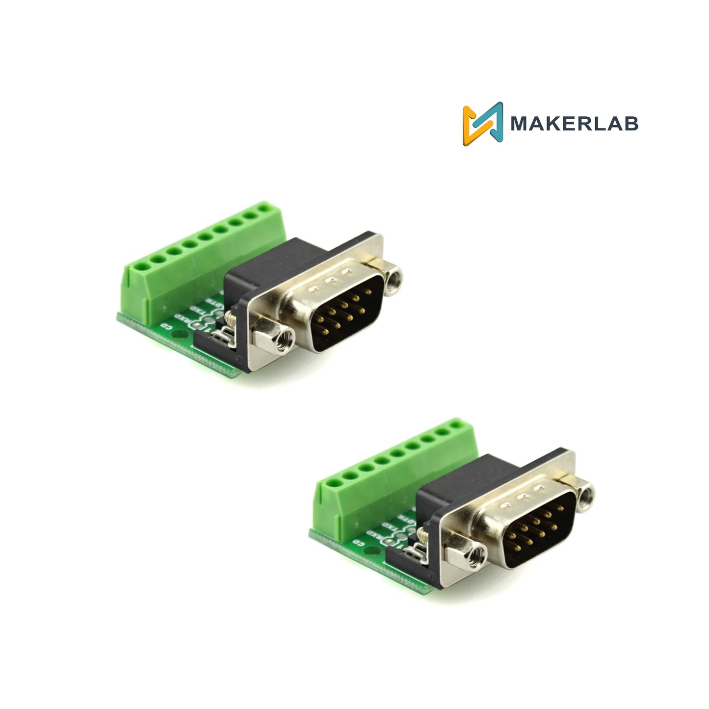 2pcs 9Pin DB9 Solderless Terminal