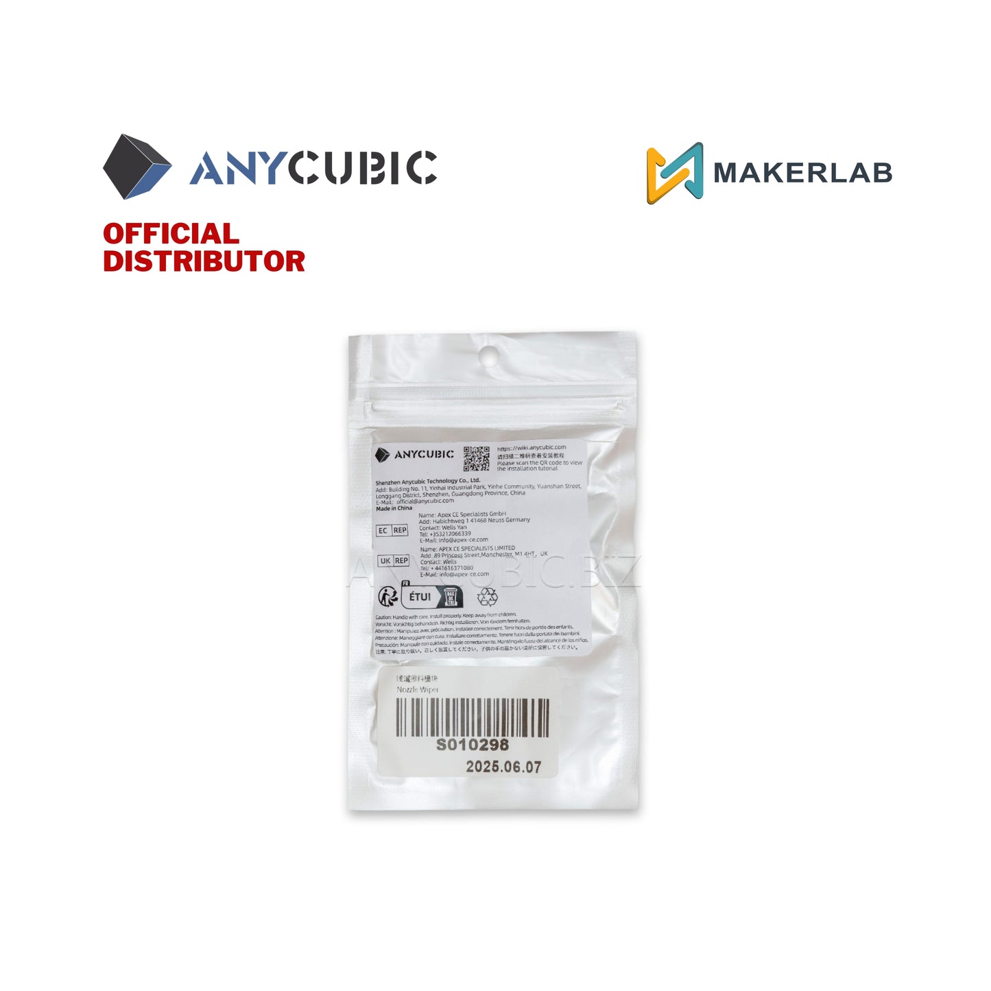 Anycubic Nozzle Wiper for Kobra S1