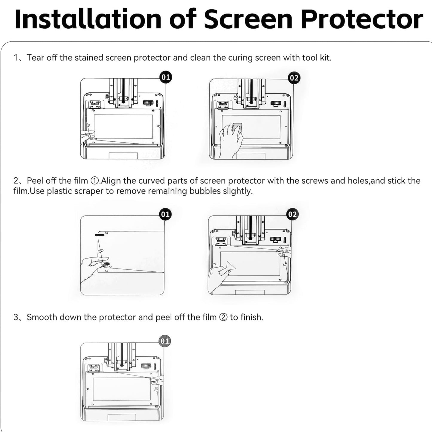 Anycubic Screen Protector For Photon Mono 4 Ultra (5-Pack)