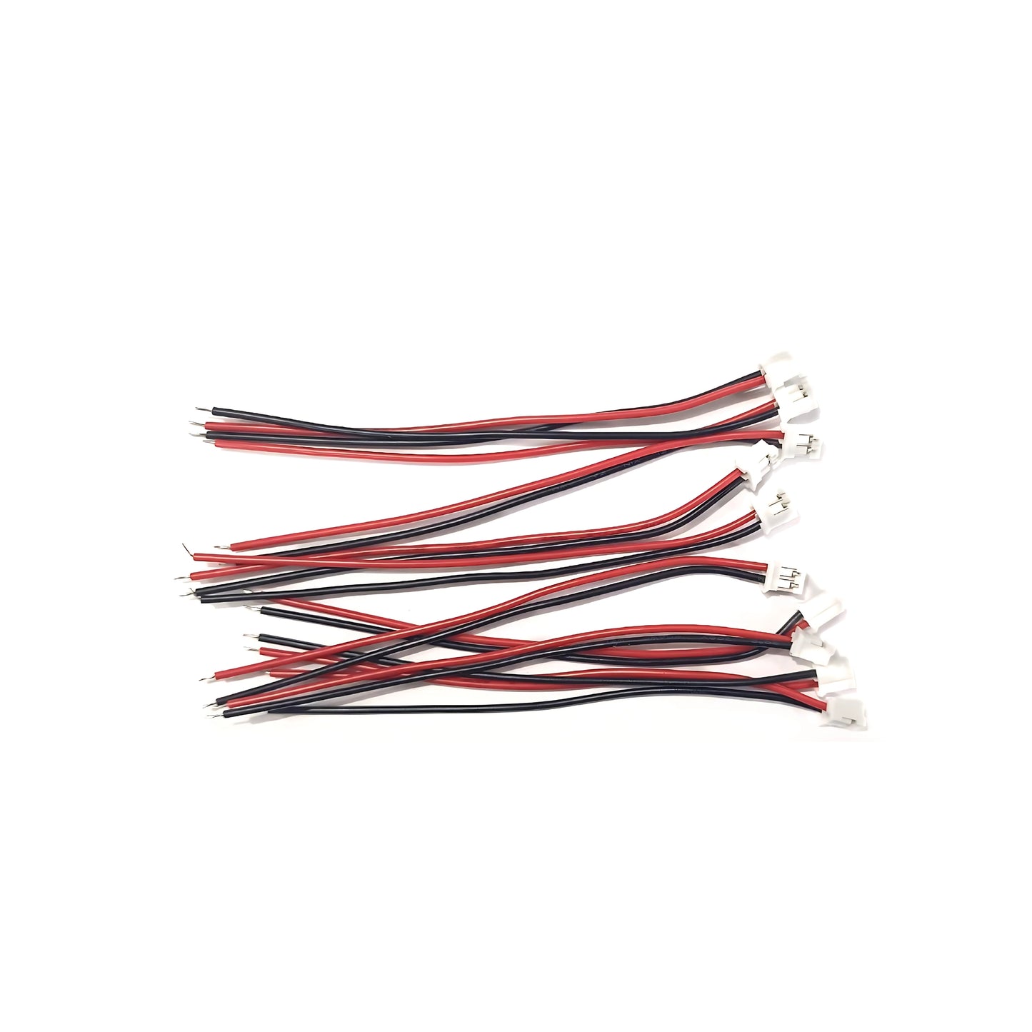 10pcs 2-Pin JST XH Female Connector Cable 10cm 24AWG