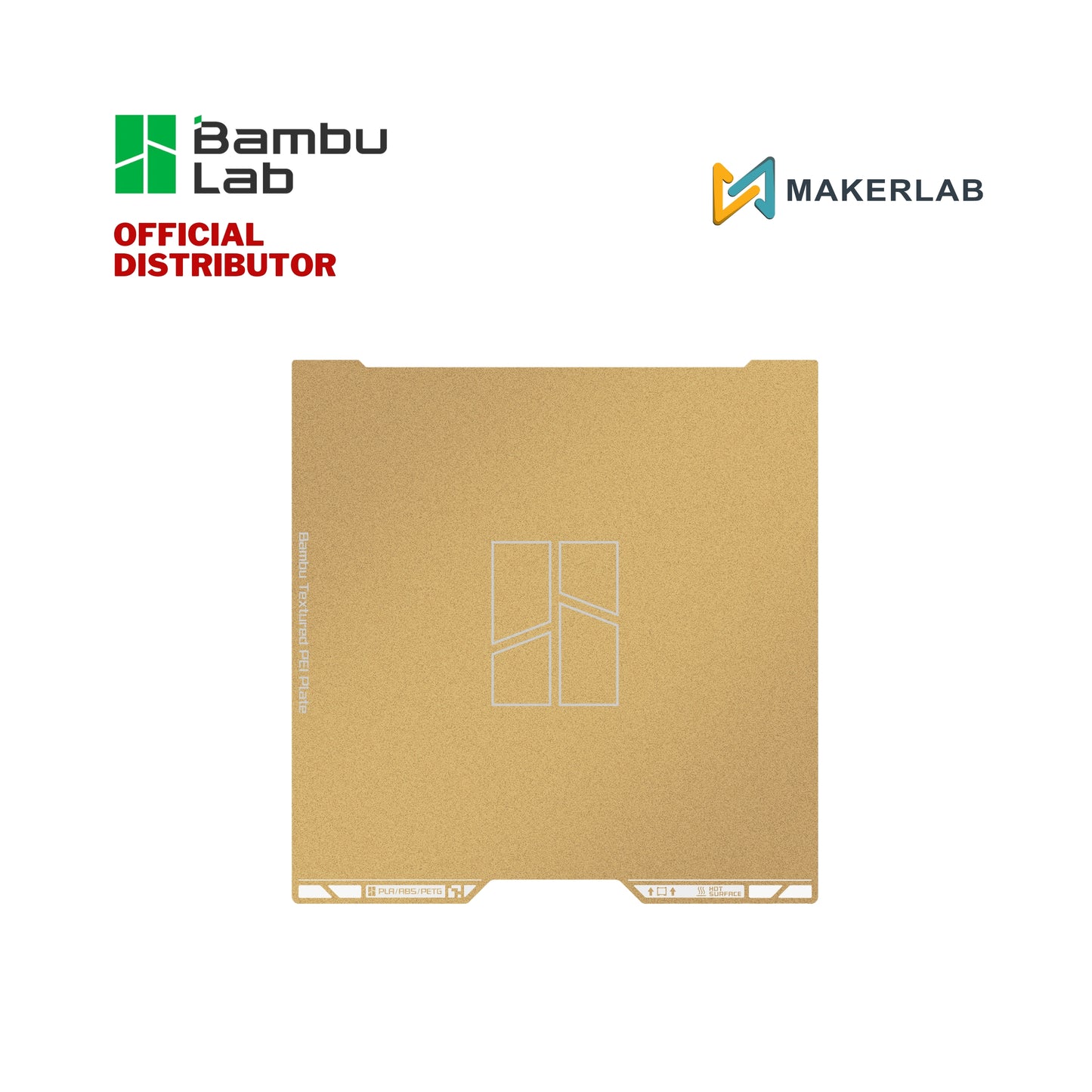 Bambu Lab Textured PEI Plate 350 x 320mm for H2C