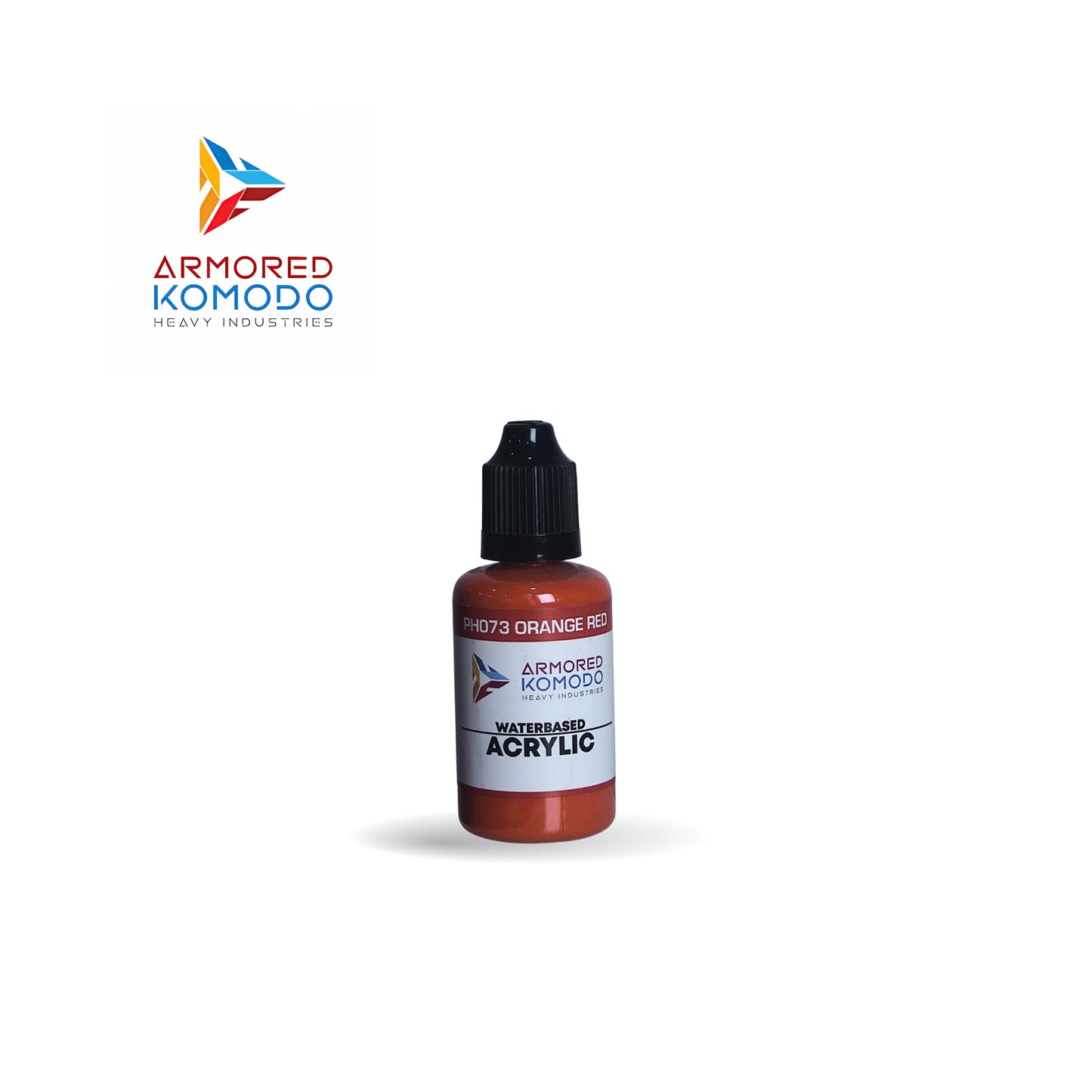 Arkom Waterbased Acrylic Orange Red 30 ml PH073