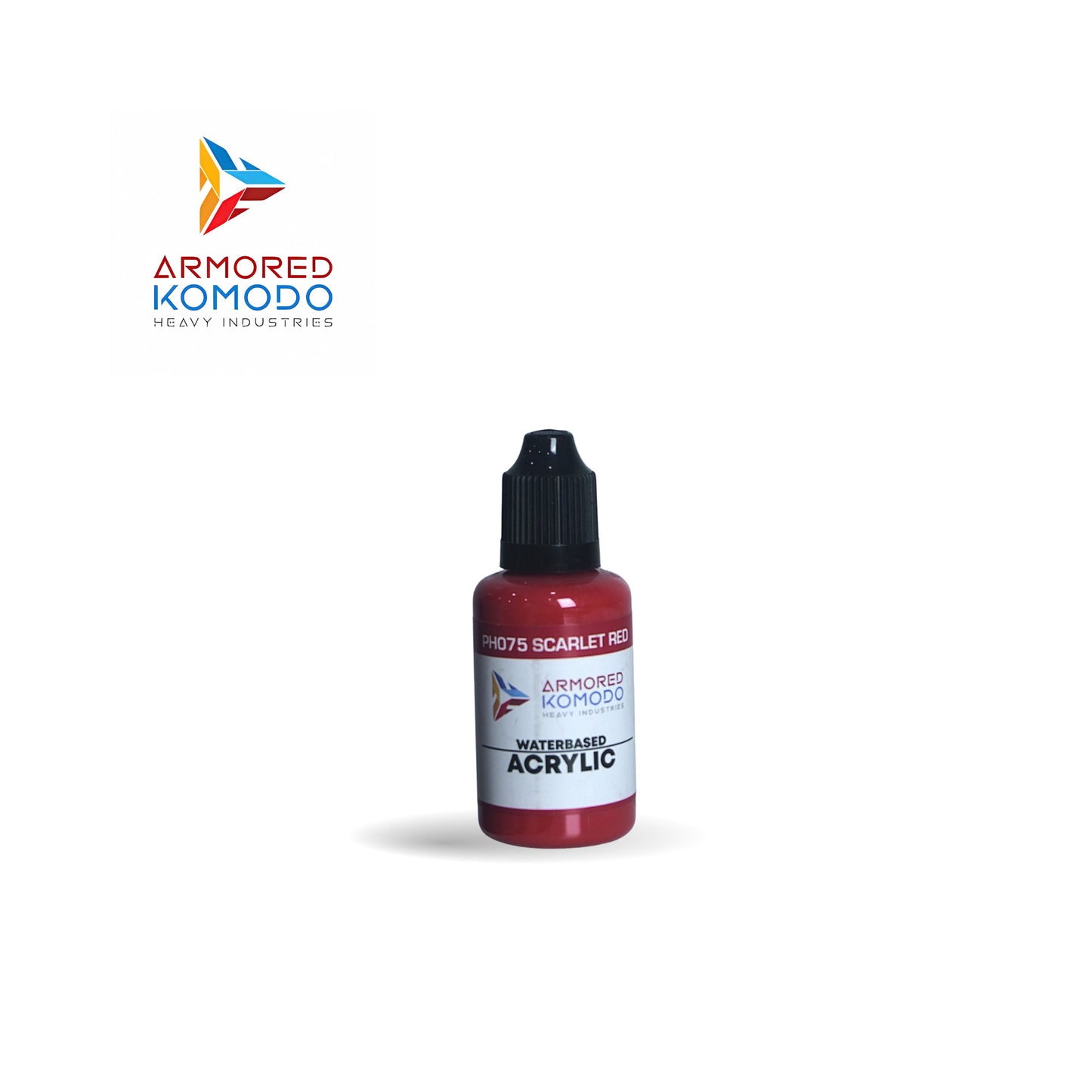 Arkom Waterbased Acrylic Scarlet Red 30 ml PH075