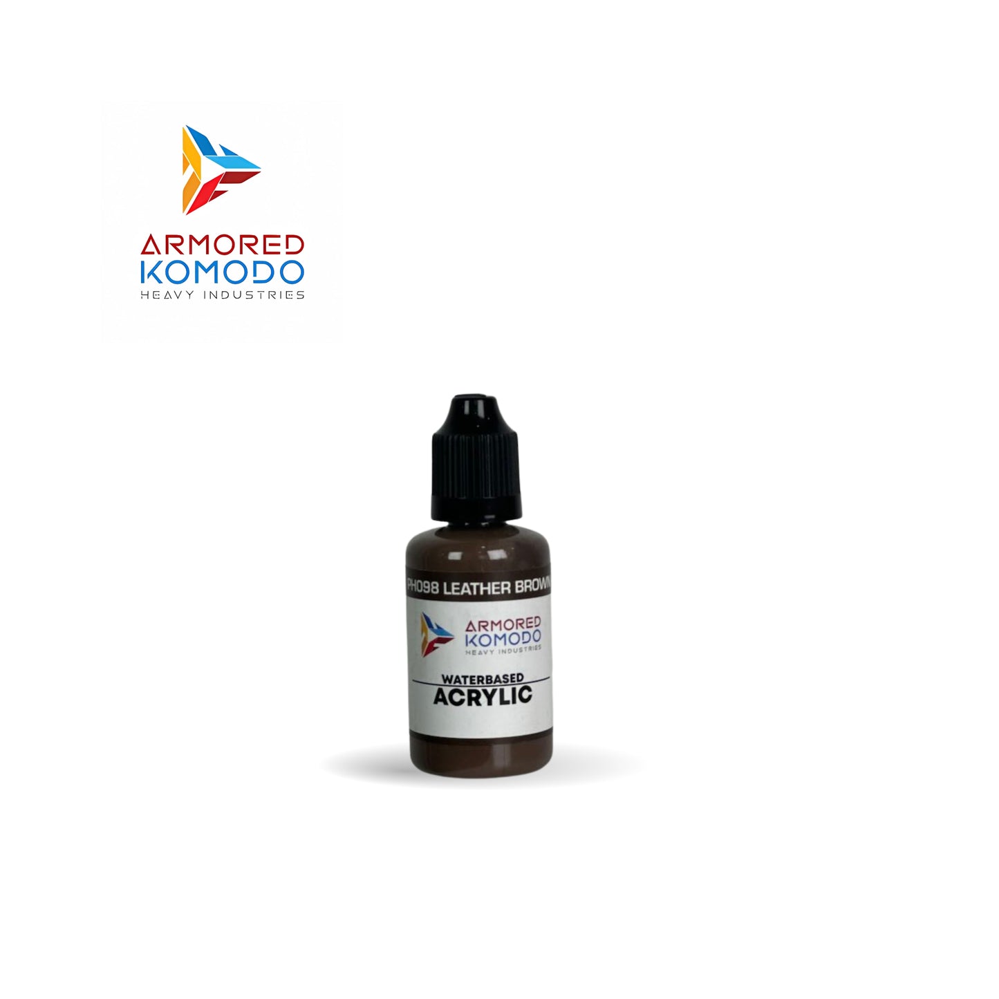 Arkom Waterbased Acrylic Leather Brown 30 ml PH098