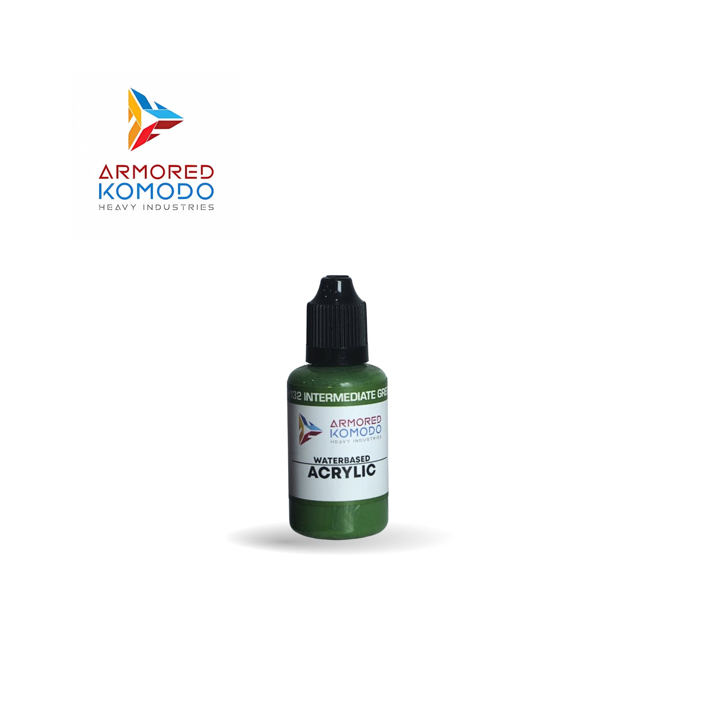 Arkom Waterbased Acrylic Intermediate Green 30 ml PH132