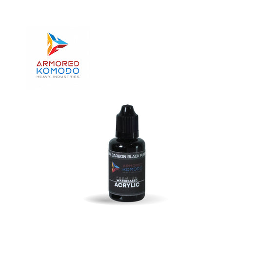 Arkom Waterbased Acrylic PBK7 Carbon Black Pure Pigment 30 ml PH730