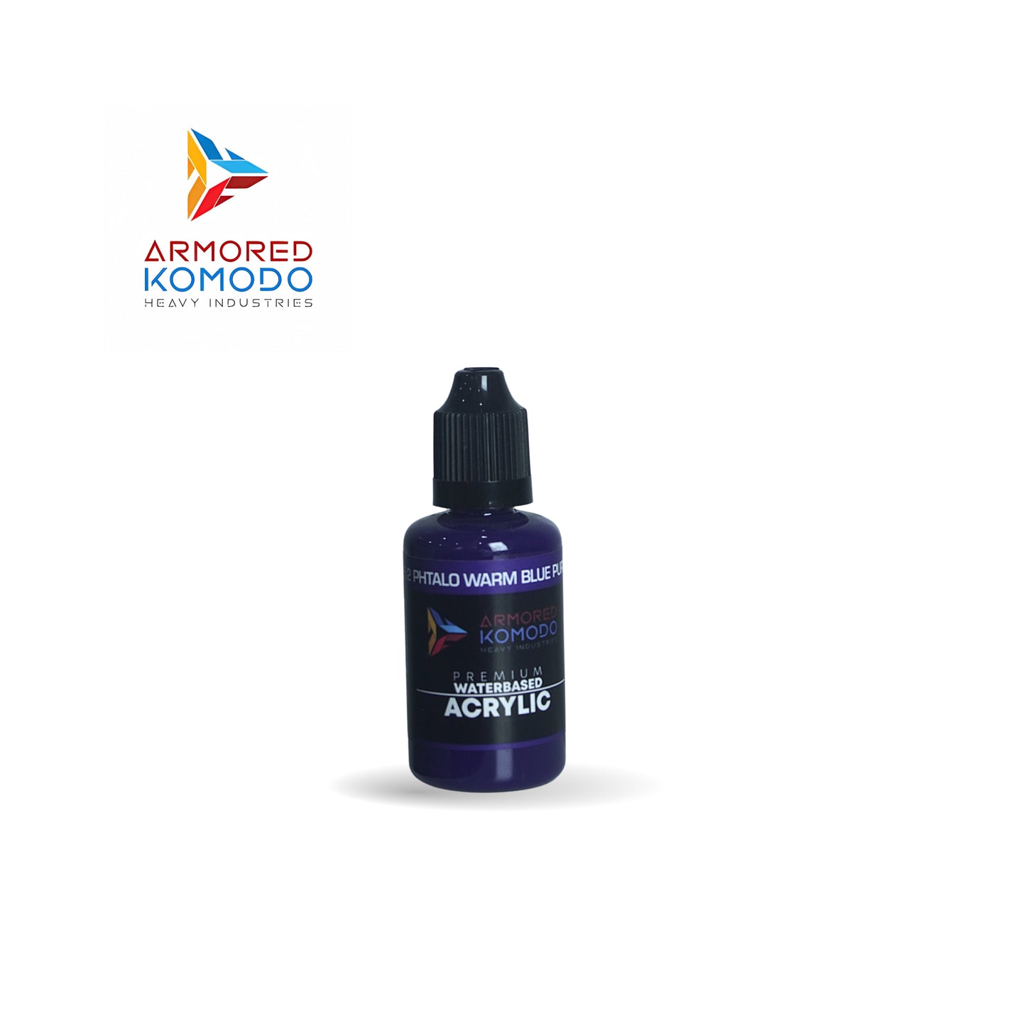 Arkom Waterbased Acrylic PB15:2 Phtalo Warm Blue Pure Pigment 30 ml PH732
