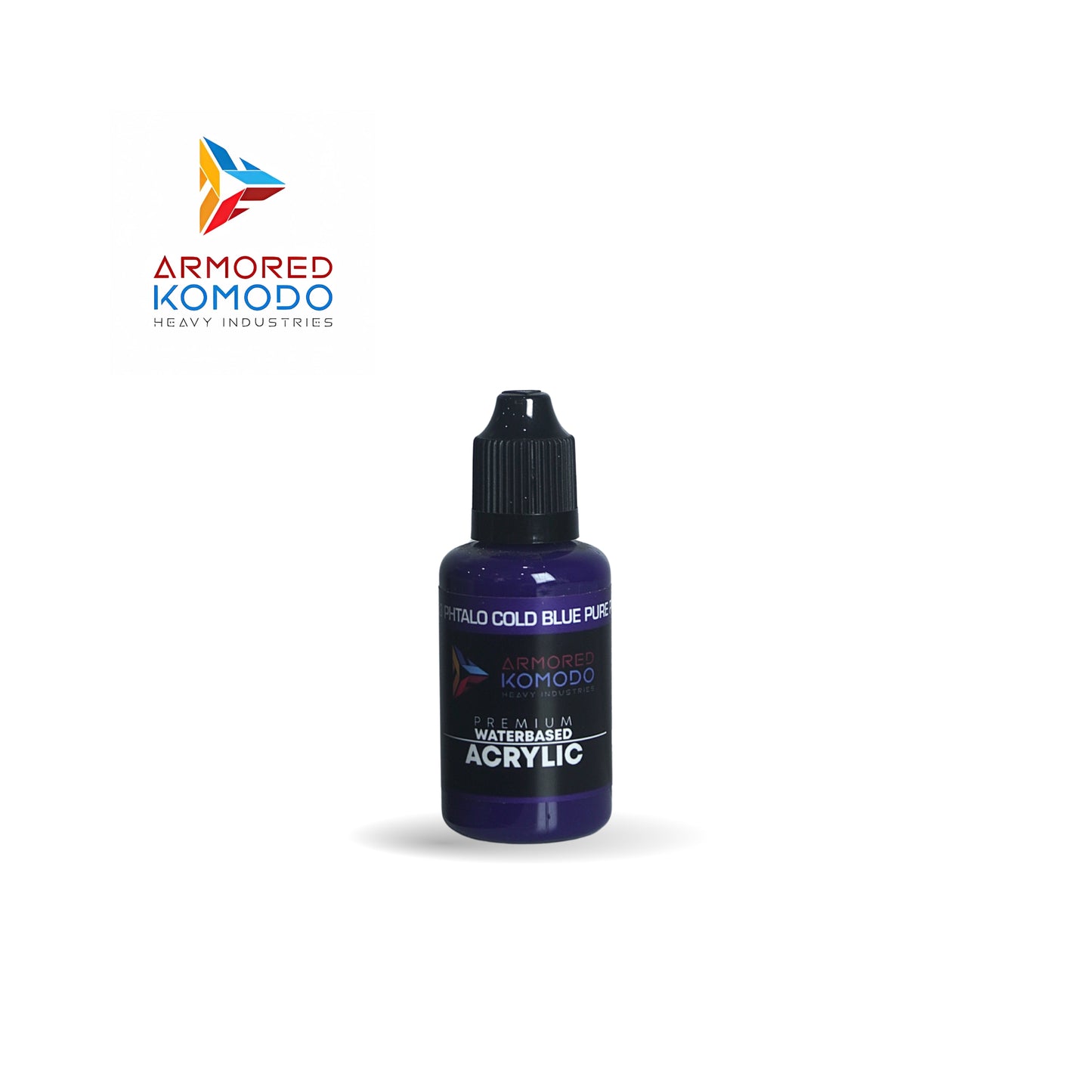 Arkom Waterbased Acrylic PB15:3 Phtalo Cold Blue Pure Pigment 30 ml PH733