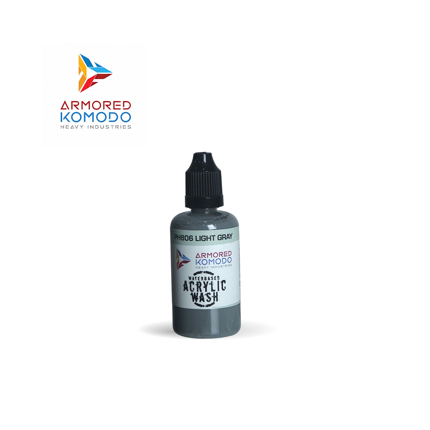 Arkom Waterbased Acrylic Light Gray Regular Wash 50ml PH806