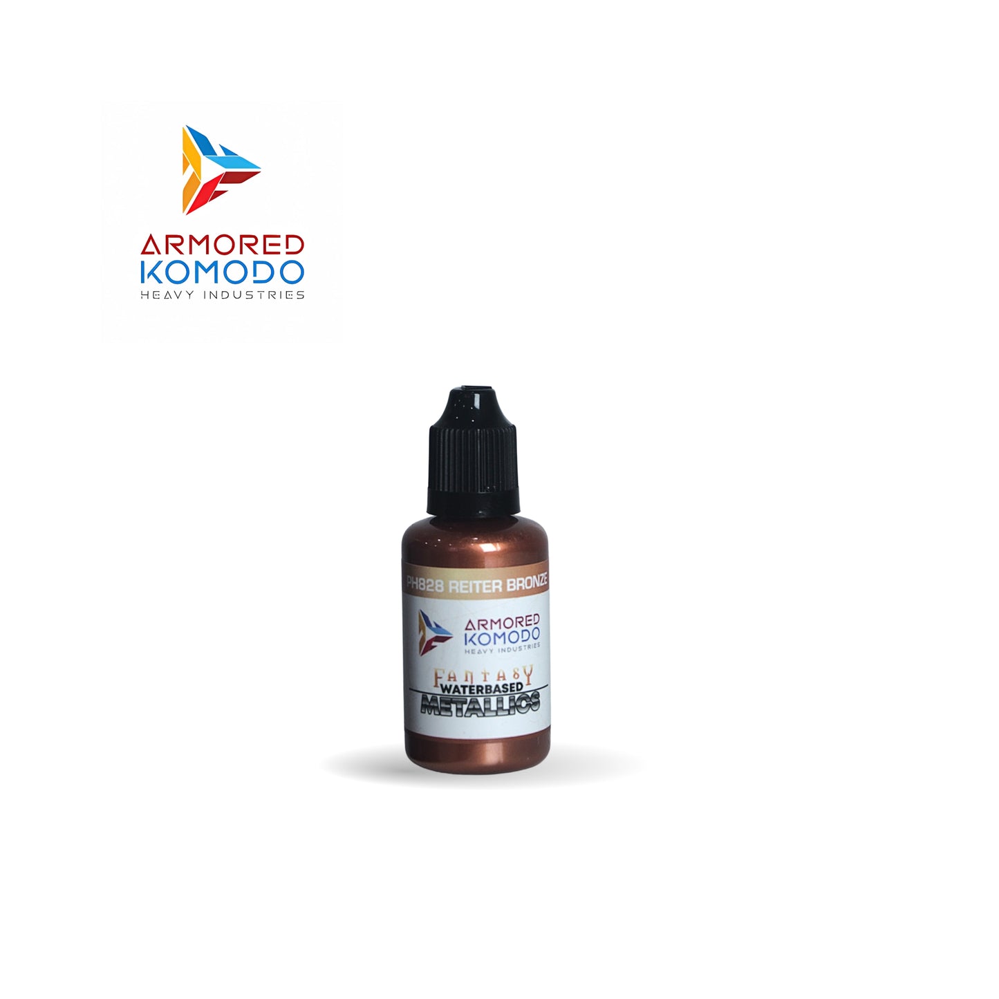 Arkom Waterbased Acrylic Reiter Bronze Fantasy Metallics 30 ml PH828
