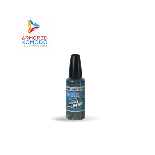 Arkom Waterbased Acrylic Panel Liner Neutral Gray New Bottle 40ml PH886