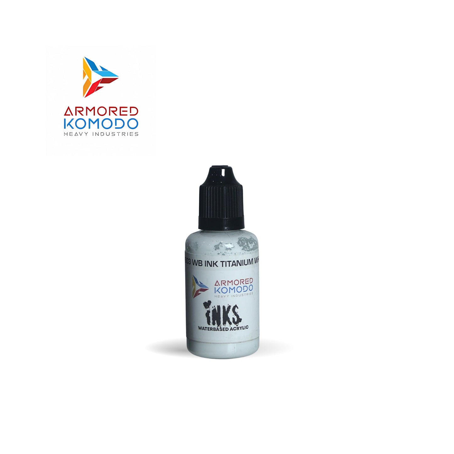 Arkom Waterbased Acrylic Ink Titanium White 30 ml PH903
