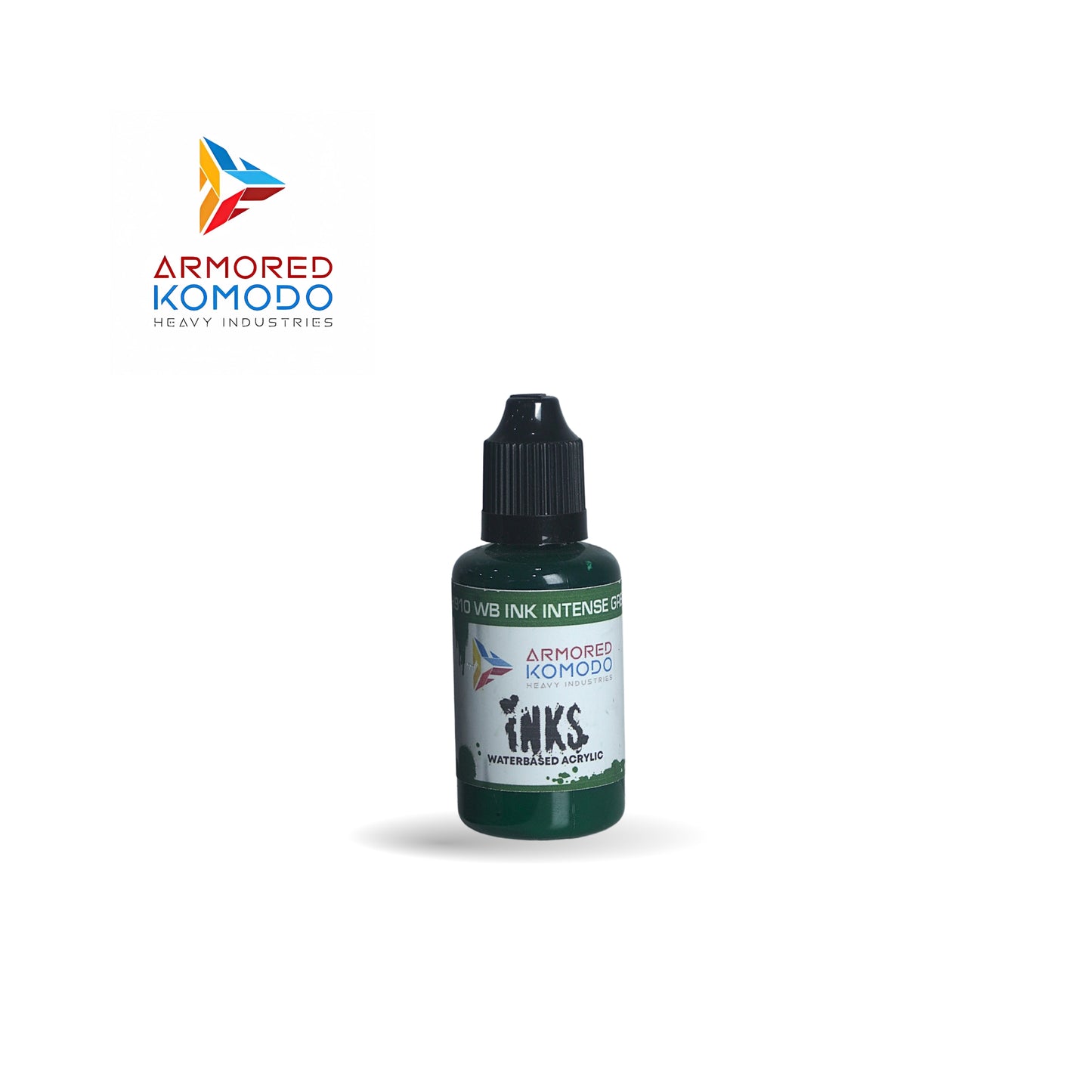 Arkom Waterbased Acrylic Ink Intense Green 30 ml PH910