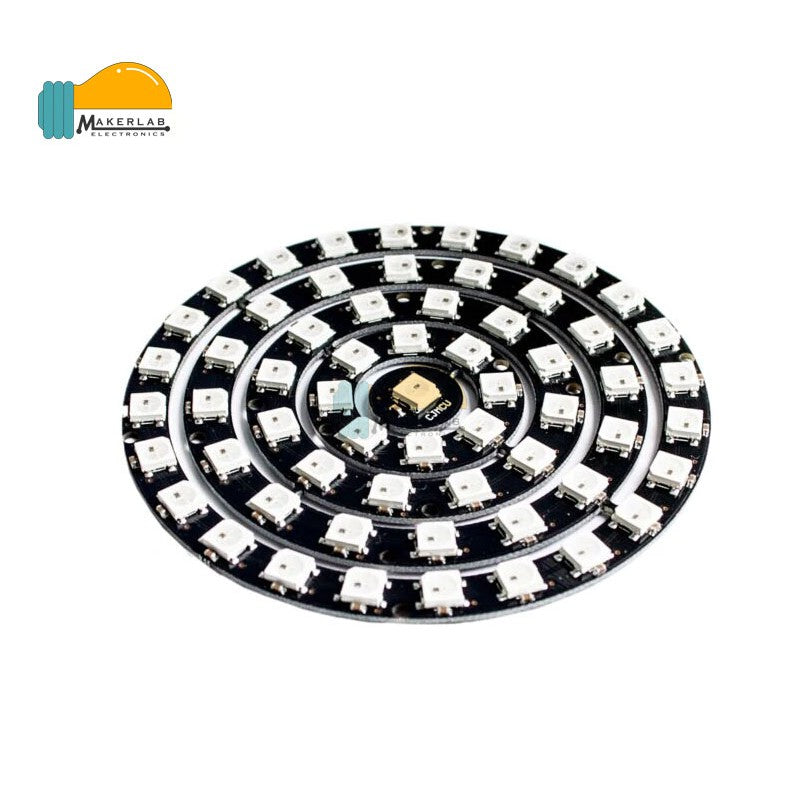 NeoPixel Ring 12 x 5050 RGB LED with Integrated Drivers