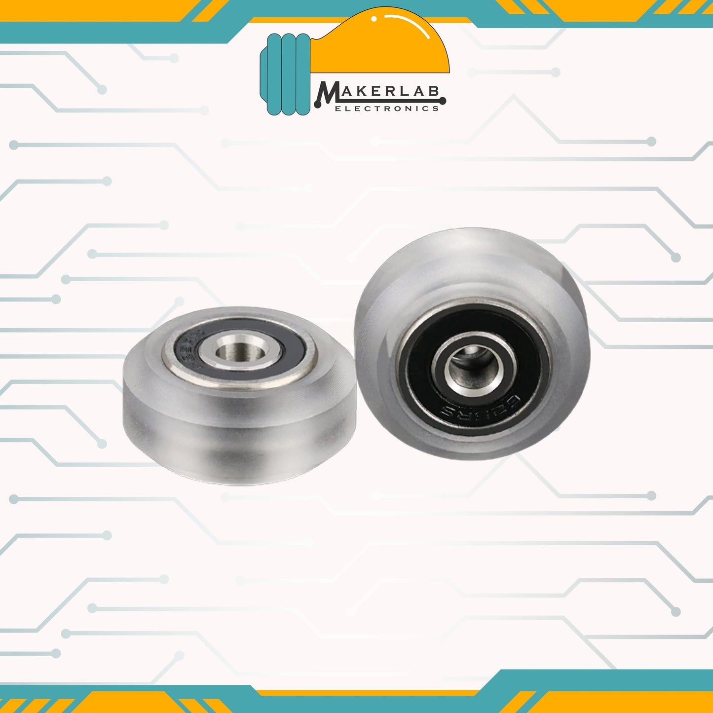 Delrin or Polycarbonate Plastic Wheel Roller V-Slot Pulley Linear Bearing for 3D Printer