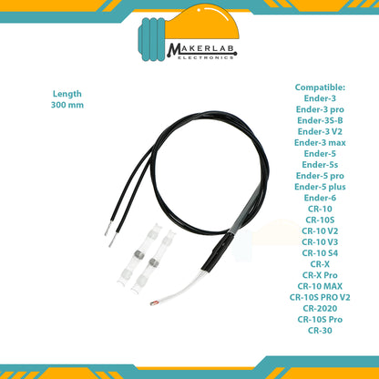 Creality Thermistor | FLSUN SR Thermistor |  BigTreetech Biqu B1 Thermistor for 3D Printers (Copy)