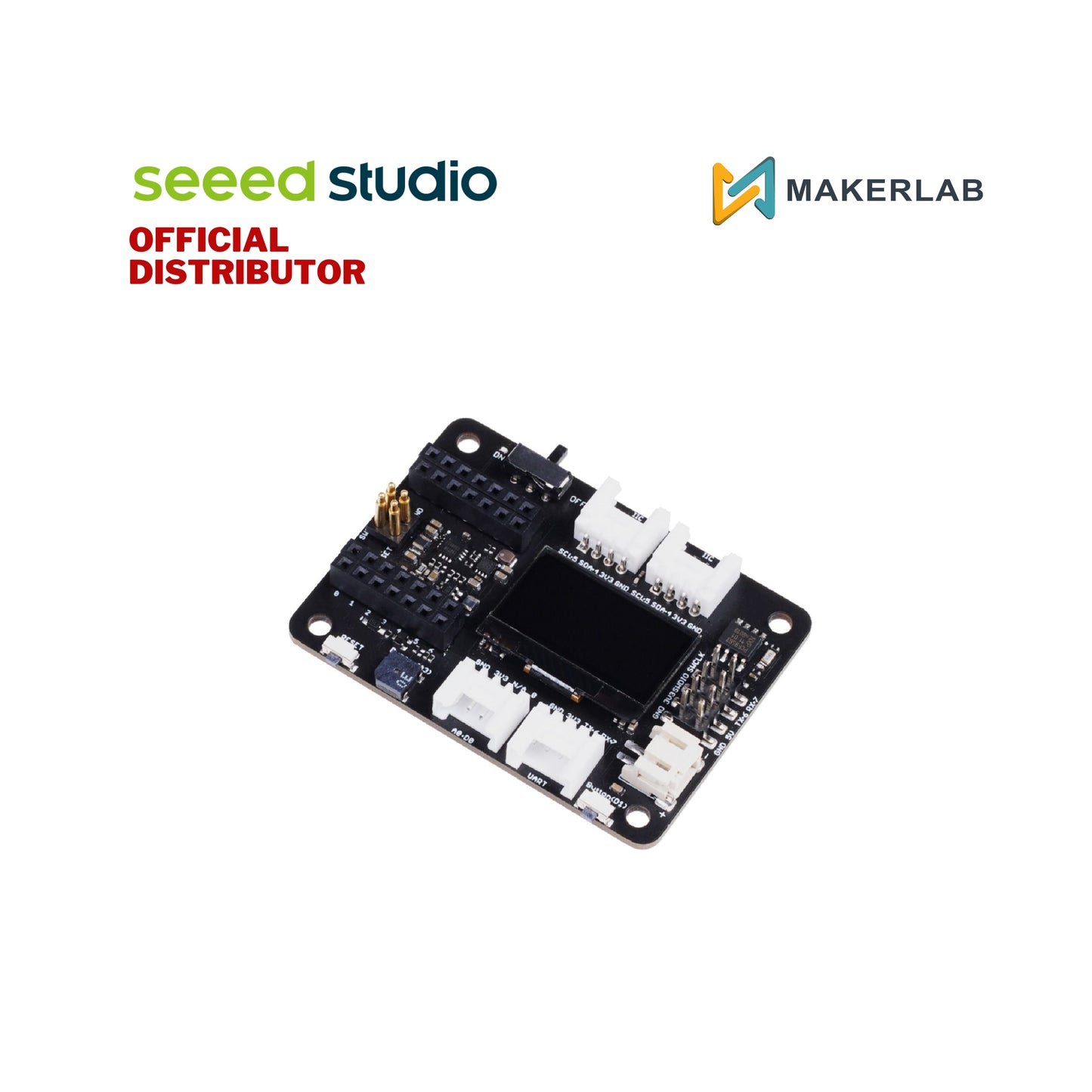 Seeed Studio Expansion Board Base for XIAO with Grove OLED - IIC, Uart, Analog/Digital