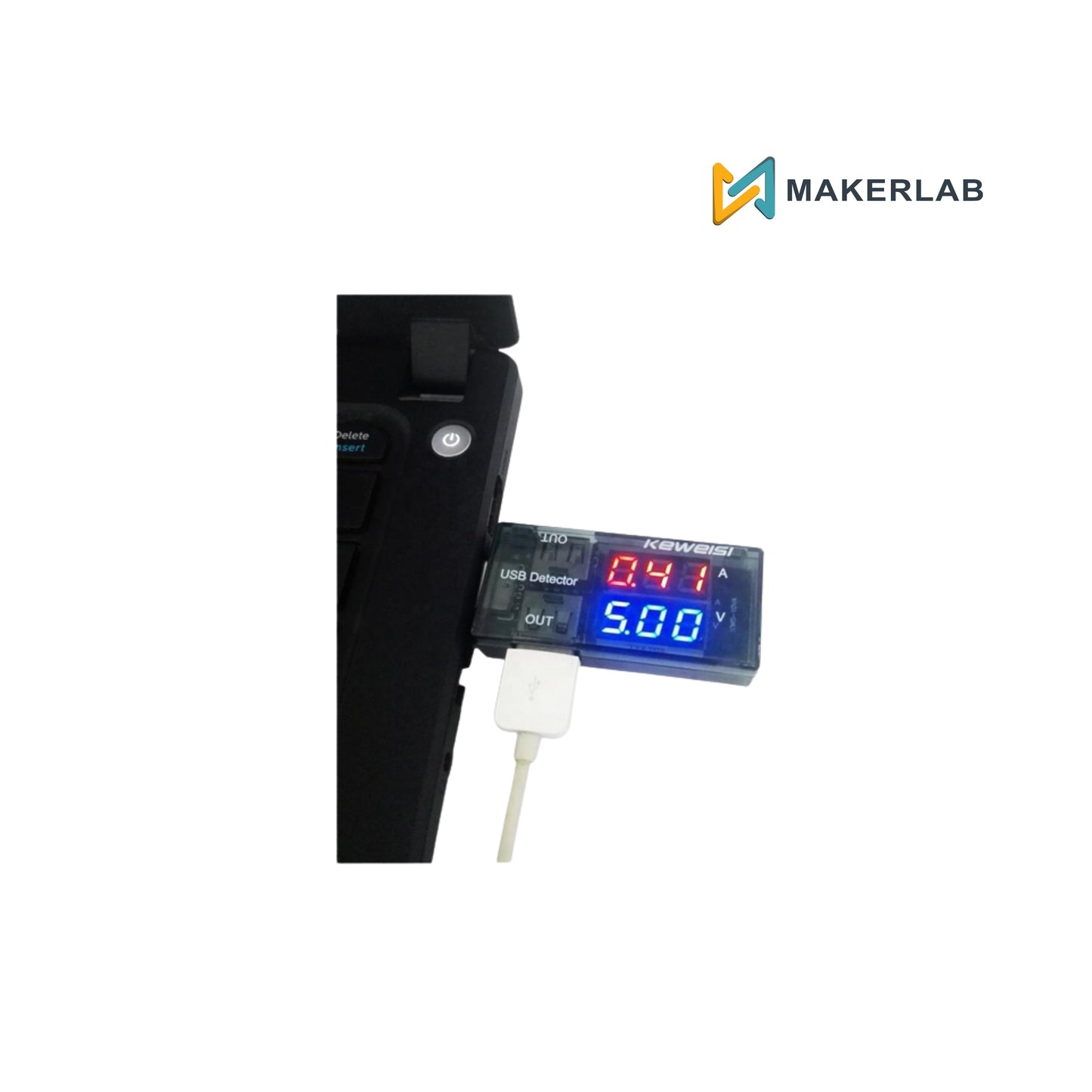 Dual USB Charger Digital Voltmeter Ammeter KWS-10VA