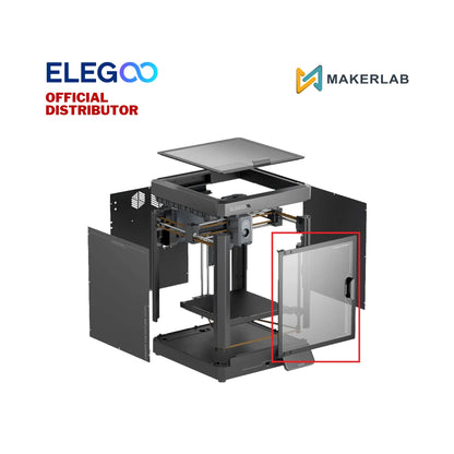 Elegoo Front Glass Door Assembly For Centauri Carbon