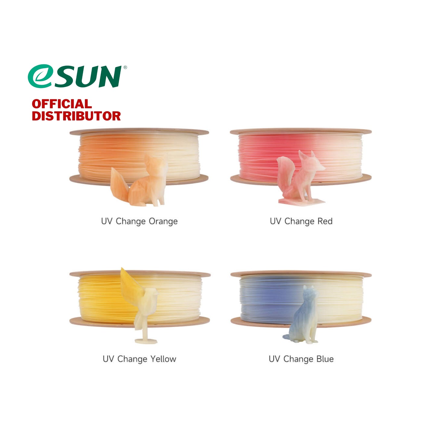 Esun PLA-UV Color Change Filament