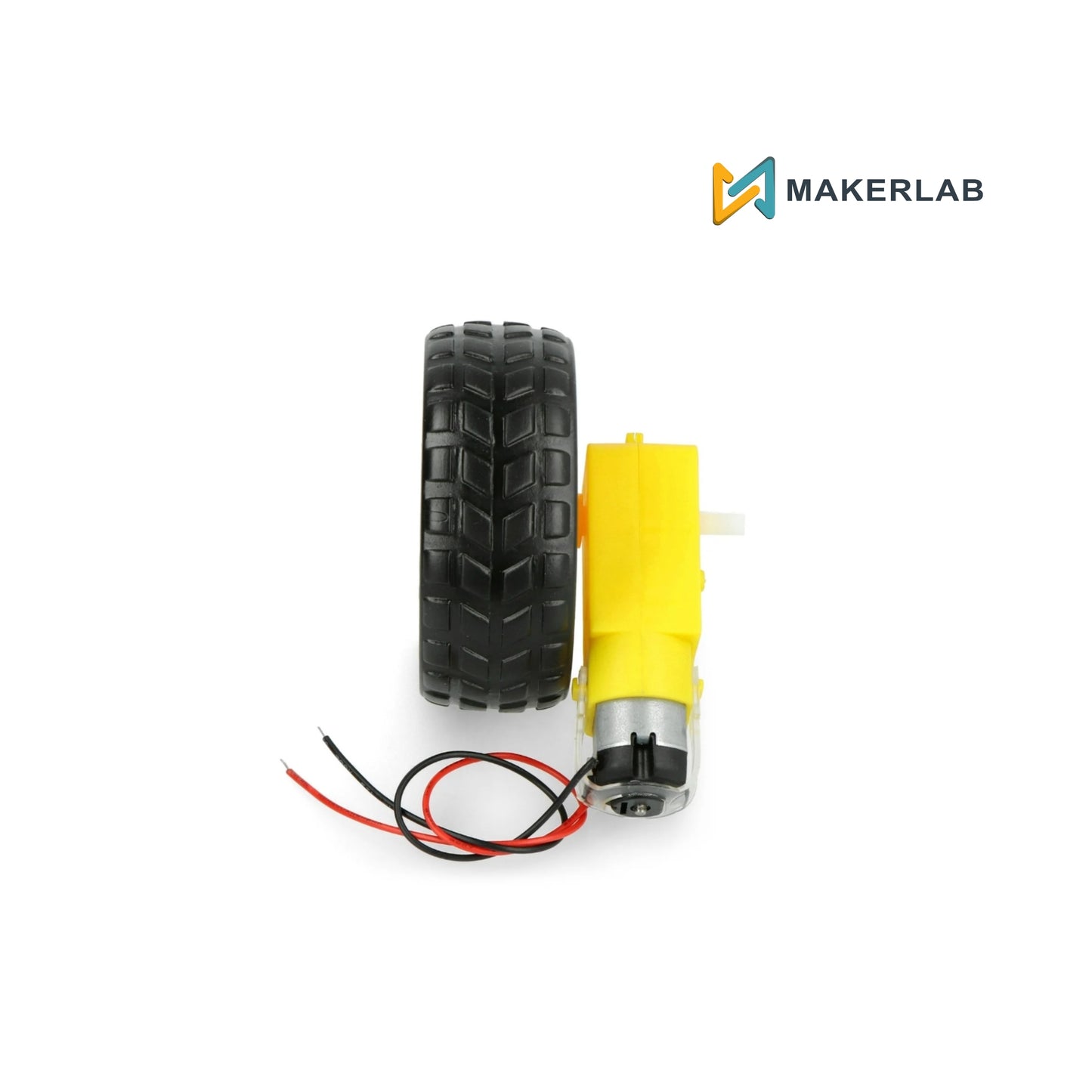 6V Yellow DC TT Gear Geared Motor and Wheel (Smart Car Robot Gear)