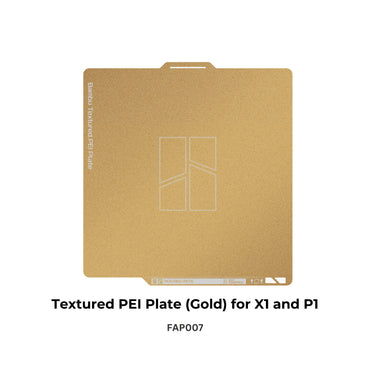 Bambu Lab Textured PEI Plate (Gold) Compatible with X1 Series & P1 Series 3D Printer FAP007