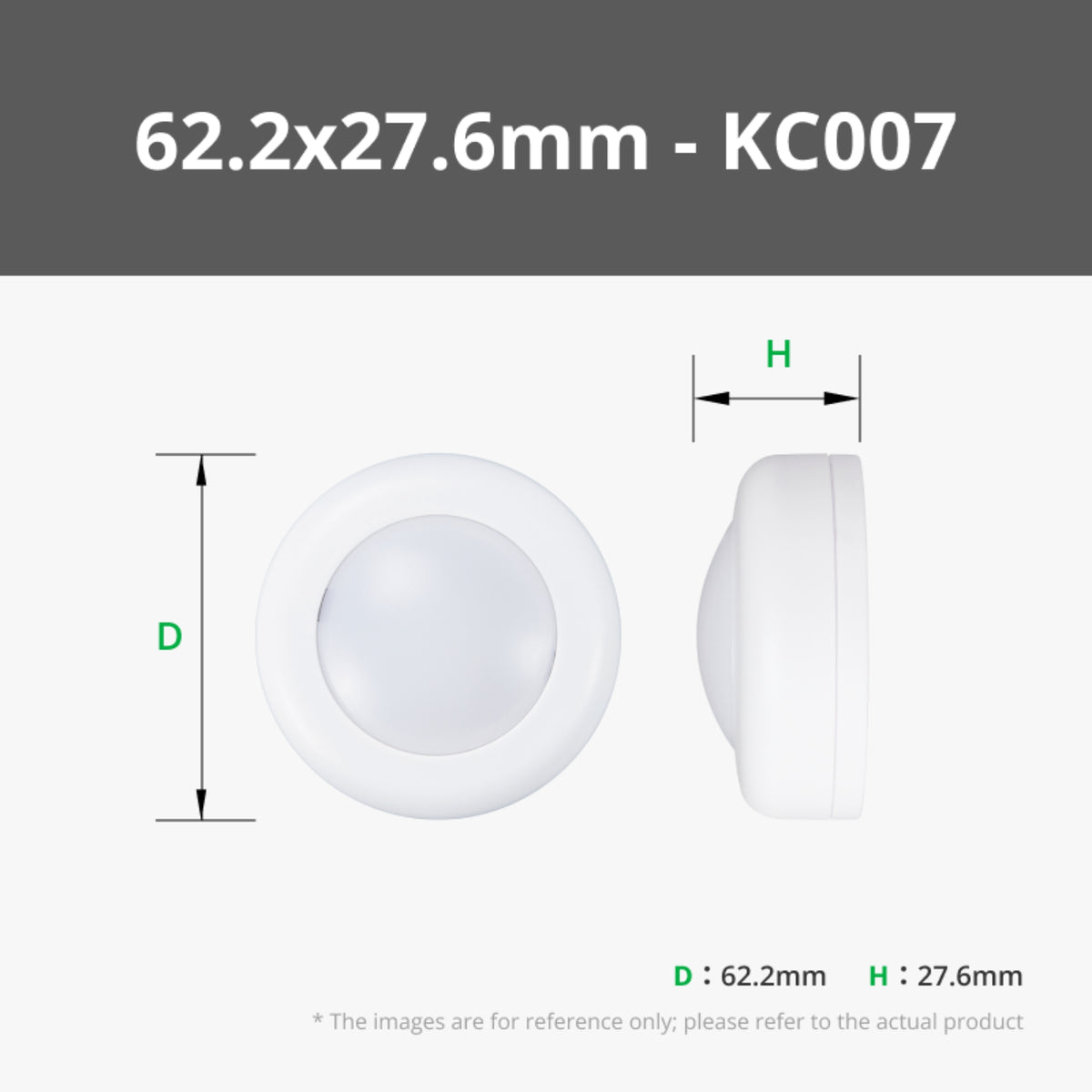 Remote Controlled 16-color RGBW Puck Lights(2pcs)-KC007