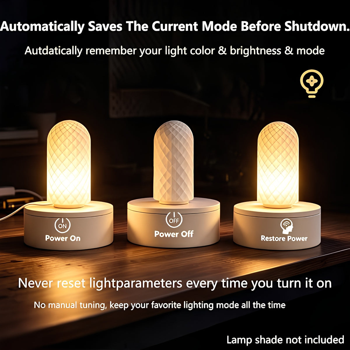 LED Lamp Kit-MH001 3-Color Version