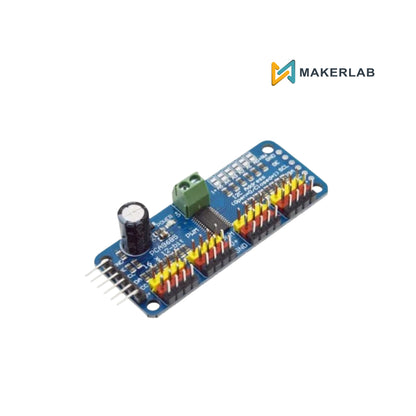 16-Channel 12-bit PWM Servo Driver - PCA9685 (Soldered)