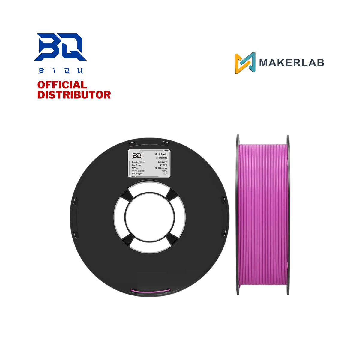 BIQU PLA CMYK Filament Bundle 1.75mm 4kg