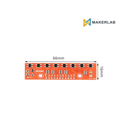 8 Channel Infrared Detection Tracing Photoelectric Sensor