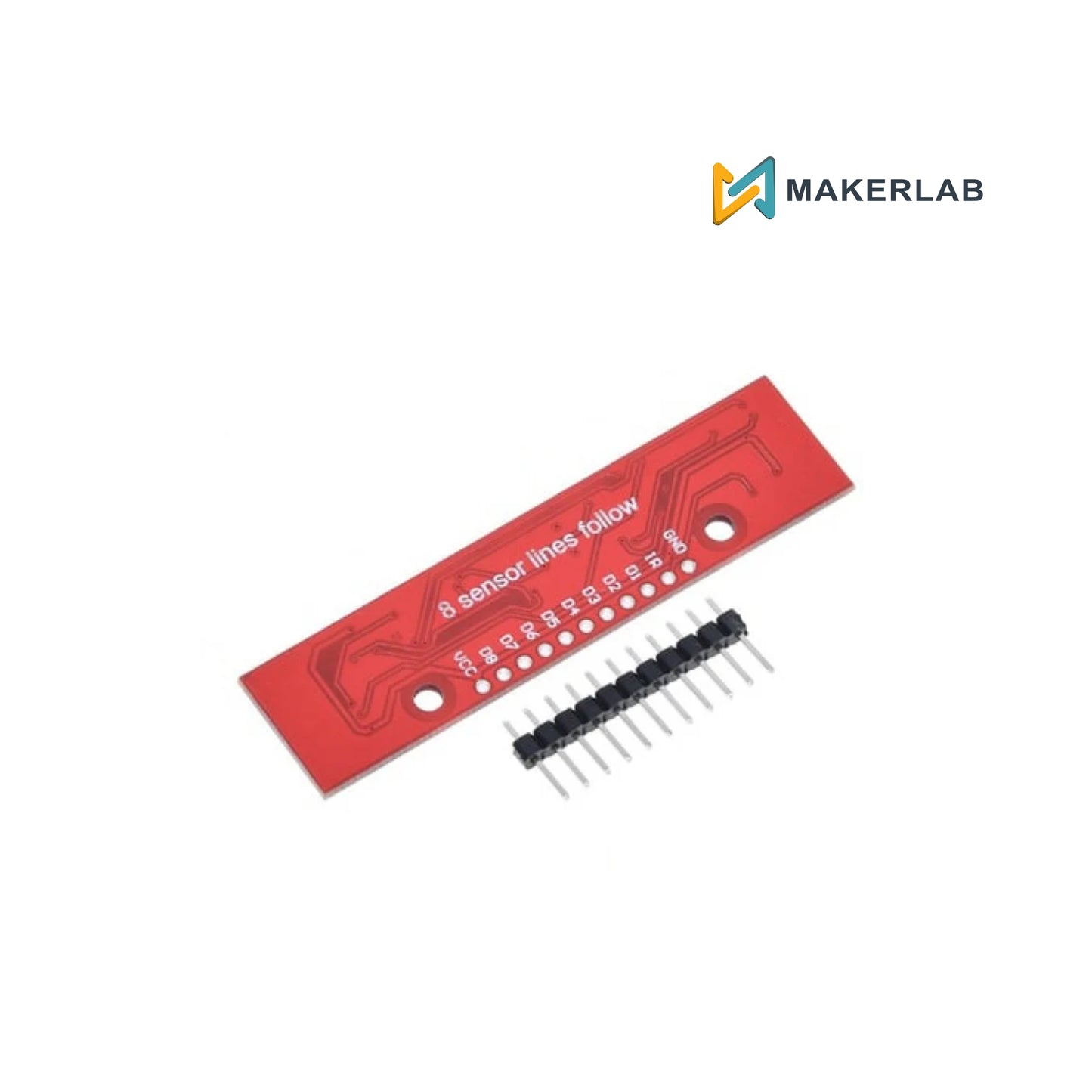 8 Channel Infrared Detection Tracing Photoelectric Sensor