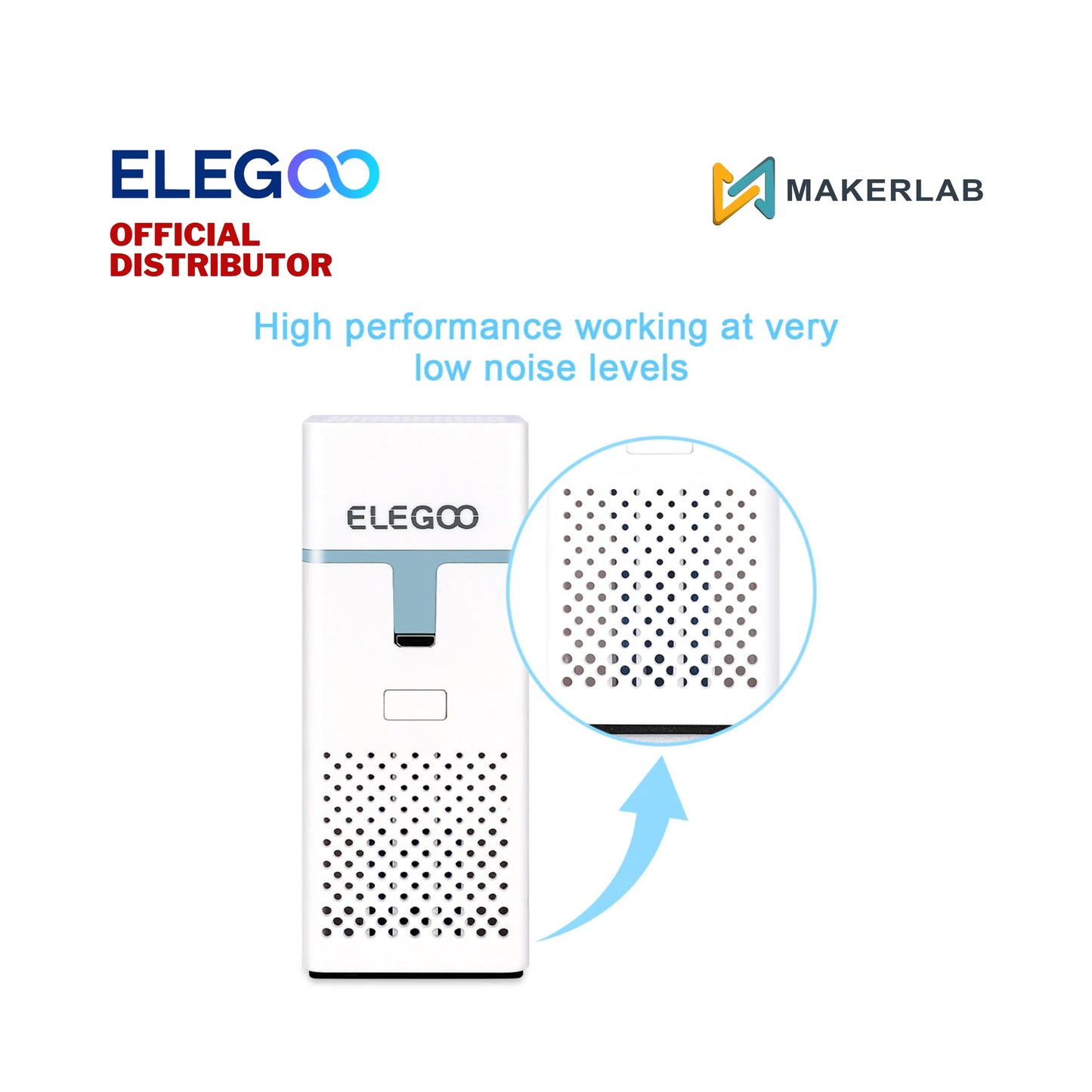 Elegoo Mini Air Purifier for Resin Printers (2 Pcs)