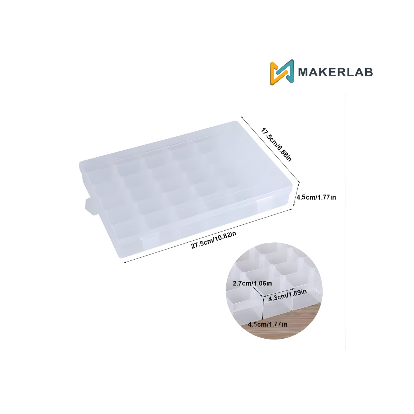 Storage Box 14.5x8.8x4cm 17x12x6cm 27.5x17.5x4.3cm