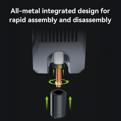 Creality Unicorn Quick-Swap 0.4mm 0.6mm 0.8mm Nozzle Kit for K2 Plus, Hi 3D Printer
